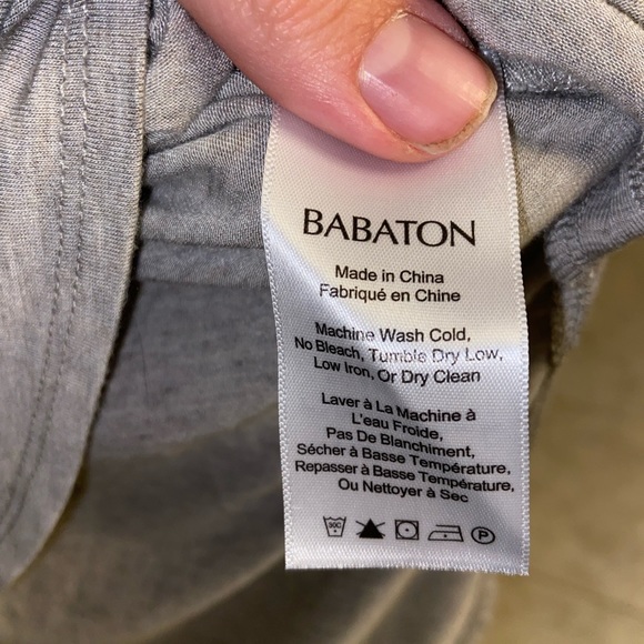 Babaton Norris T shirt in Grey - Picture 3 of 6